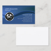 Webmaster Internet Wereldbol-netwerkpictogram Visitekaartje (Voorkant / Achterkant)