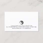 Webmaster Network Points Icon Visitekaartje (Achterkant)