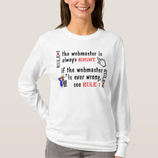 WEBMASTER REGELS T-SHIRT