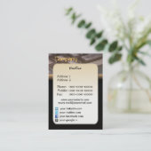 Webmaster-Visitekaartje Visitekaartje (Staand voorkant)