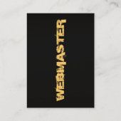 Webmaster-Visitekaartje Visitekaartje (Achterkant)