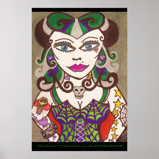 "Webmistress" Poster (Voorkant)