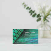 Webontwerp-1-sjabloon voor visitekaartjes (groen) (Staand voorkant)