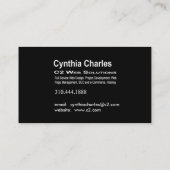 Webontwerp-1-sjabloon voor visitekaartjes (paars) (Achterkant)