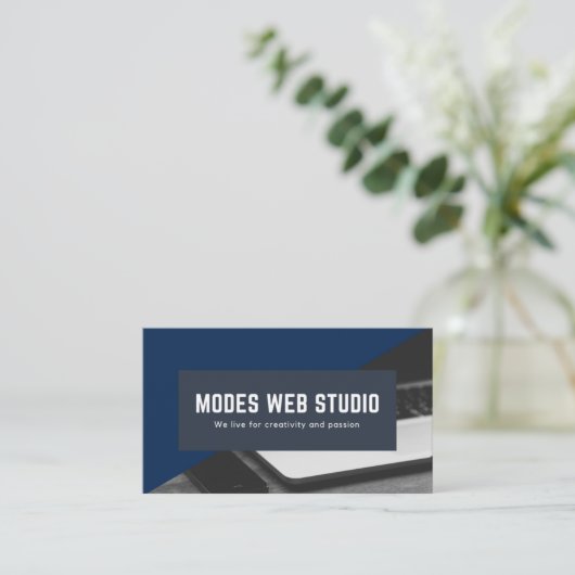 Webontwerp Visitekaartje (Staand voorkant)