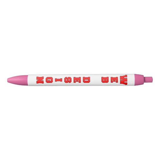 Webontwerp Zwarte Inkt Pen (Voorkant)