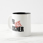 WEBONTWERPER MET DUTY WEB TWEEKLEURIGE KOFFIEMOK (Voorkant links)