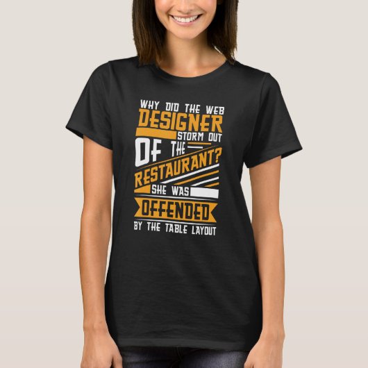 Webontwikkelaar Codeert Computer Websites Codeur W T-shirt (Voorkant)