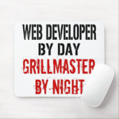 Webontwikkelaar Grillmaster Muismat (Met muis)