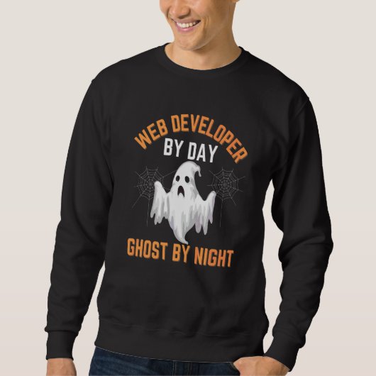 Webontwikkelaar Halloween Webontwikkelaar Overdag Trui (Voorkant)