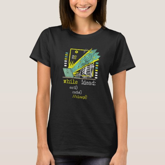 Webontwikkelaar IT-man Computer Website Ontwikkeli T-shirt (Voorkant)