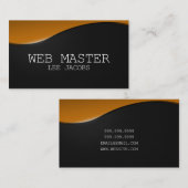 Webontwikkelaar Master Designer Computer Tech Visitekaartje (Voorkant / Achterkant)