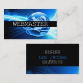 Webontwikkelaar Master Designer Computer Tech Visitekaartje (Voorkant / Achterkant)