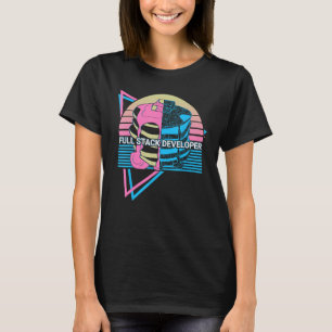 Webontwikkelaar programmeur codering Full Stack on T-shirt