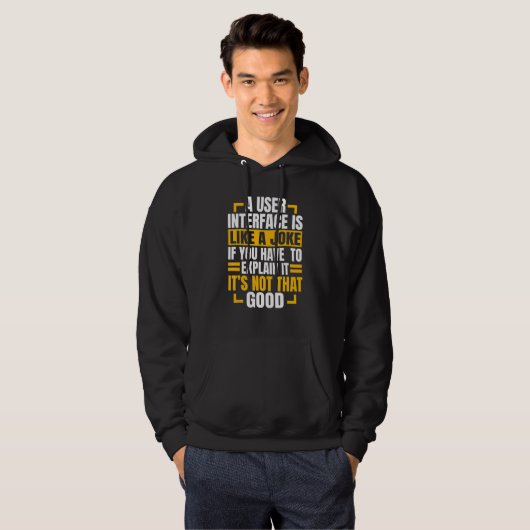 Webontwikkelaar Software Website Programmeur Coder Hoodie (Voorkant volledig)