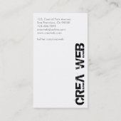 Webontwikkelaar - Visitekaartjes (Achterkant)