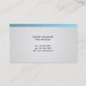 Webontwikkelaar - Visitekaartjes (Achterkant)