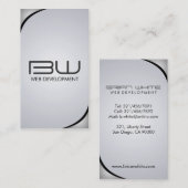 Webontwikkelaar - Visitekaartjes (Voorkant / Achterkant)