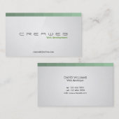 Webontwikkelaar - Visitekaartjes (Voorkant / Achterkant)