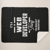 Webontwikkelaartitel Cadeau Sherpa Deken (Voorkant (horizontaal))
