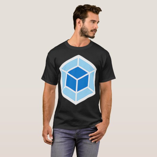 Webpack JavaScript Web Frontend Developer Software T-shirt (Voorkant volledig)