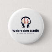 Webrocker Radio Ronde Button 5,7 Cm (Voorkant)