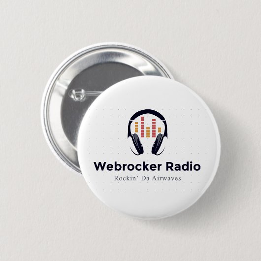Webrocker Radio Ronde Button 5,7 Cm (Voorkant /achterkant)