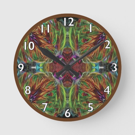 Webs en Weven Ronde Klok (Voorkant)