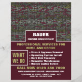 Webscript, Computer Repair Specialist Adverteren Flyer (Voorkant)