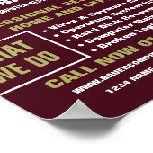 Webscript, Computer Repair Specialist Adverteren Poster (Hoek)