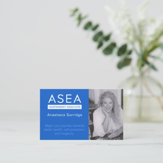 Website ASEA Associate Matching Visitekaartje (Staand voorkant)