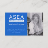 Website ASEA Associate Matching Visitekaartje (Voorkant)