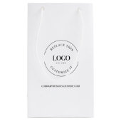 Website Bedrijf Uw Aangepast Logo Klein Cadeauzakje (Achterkant)