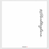 Website Bedrijfs van het Venster van het Manuscrip Sticker (Vel)