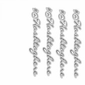 Website Bedrijfs van het Venster van het Manuscrip Sticker (Voorkant)