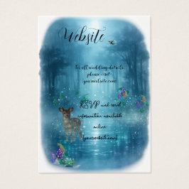 Website Bioluminescente Elegantie Trouwcollectie Visitekaartje