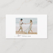 Website Chic QR Code Weddenschap Informatiekaartje (Achterkant)