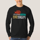 Website Code Specialist Web Designer T-shirt (Voorkant)