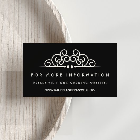 Website Deco Flourish Wedding Informatiekaartje