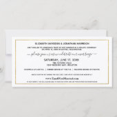 Website Eenvoudig Elegant Zwart & Goud Net Getrouw Aankondiging (Achterkant)