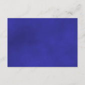 Website Elegant Royal Blue Roos Wedding Details Informatiekaartje (Achterkant)