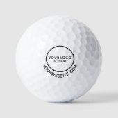 Website en uw logo hier golfballen (Voorkant)