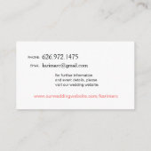 Website Geometrische Driehoeken | roze mauve Informatiekaartje (Achterkant)