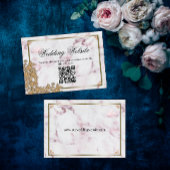 Website Gold Lace en Pearls Wedding Informatiekaartje