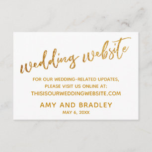 Website Gold Waves & Handwriting Informatiekaartje