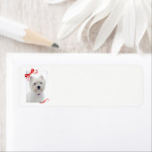 Website Kerst retour adreslabels Etiket (Insitu)