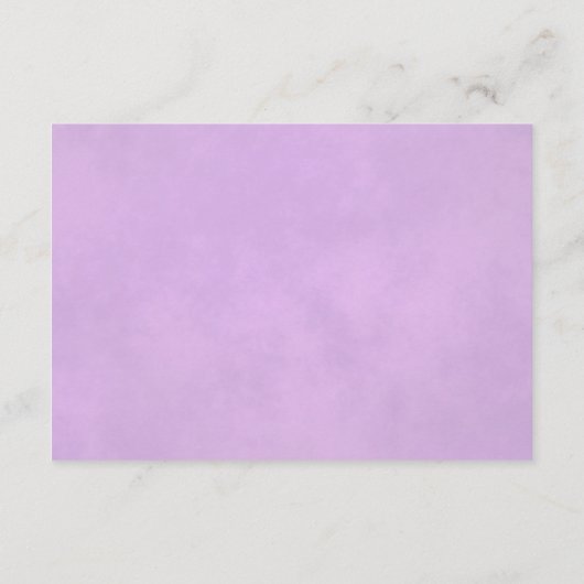 Website lila Paars Roos Elegant Weddenschap Informatiekaartje (Achterkant)