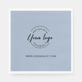 Website logo van een aangepast bedrijfsbedrijf servet