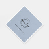 Website logo van een aangepast bedrijfsbedrijf servet (Hoek)