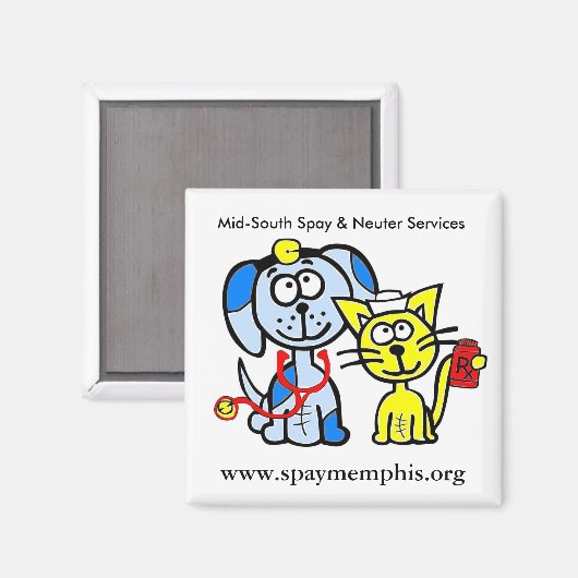 Website magneet (Voorkant / Achterkant)